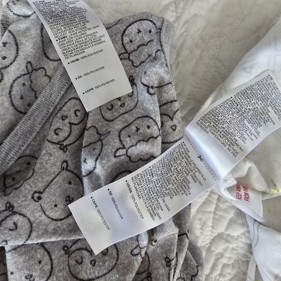 Carter's Simple Joys 2-Way Zippered Sleep Sacks 0-3 Months - Picture 4 of 5